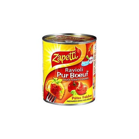 Zapetti Raviolis Pur Boeuf Vf Zapetti 800G