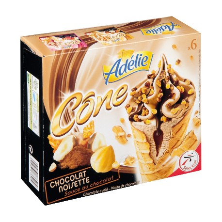 Adelie Cone Choc/Nois X6 412G