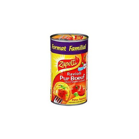 Zapetti Raviolis Pur Boeuf Vf Zapetti 1200G