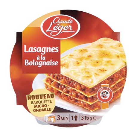 C Leger Lasagne Bolo.Barq300Gr