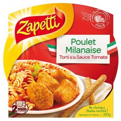 300G Bq Micro Onde Poulet Milanaise Zapetti
