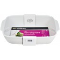Dom Plat Rect. 33X24Cm Blc