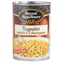 Raynal Et Roquelaure Flageolets Cuisinés Auvergnat Raynal Et Roquelaure Bte 1/2 410G