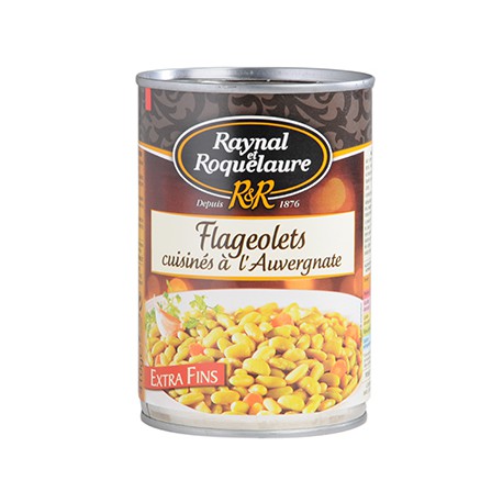 Raynal Et Roquelaure Flageolets Cuisinés Auvergnat Raynal Et Roquelaure Bte 1/2 410G