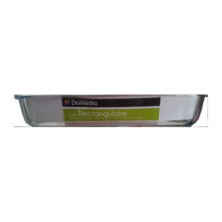 Dom Plat Rect. Verre 40X26