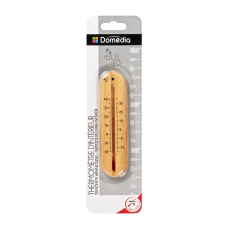 Dom Thermometre Interieur Bois
