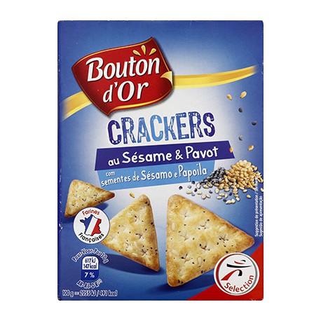 Bo Crackers Sesame/Pavot 100G