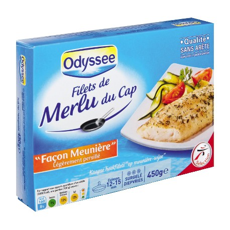Odysse Flt Merlu Meuniere 450G