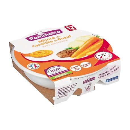 Pommet Mijote Carot Boeuf 230G