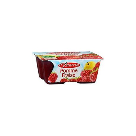 Materne Class. Pomme Fraise 4X100G