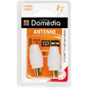 Domedia 2Fiches Tv Male 9.52Mm