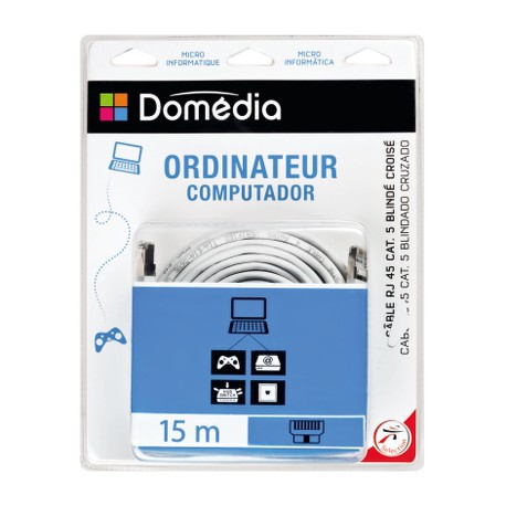 Dom Cable Rj45 Cat5 Blinde 15M