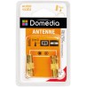 Dom Adap Coaxial Fiche F Gold