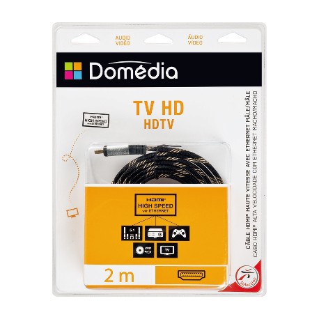 Dom Cable Hdmi M/M Nylon 2M