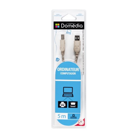 Dom Cable Usb 2 Ab M/M 5M