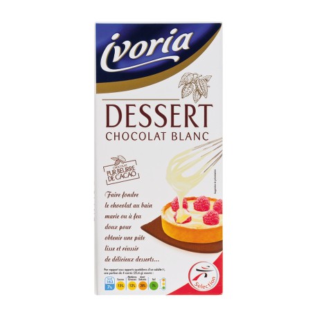 Ivoria Dessert Blanc 180Gr