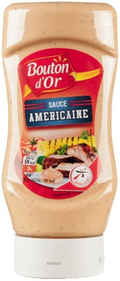 Sauce américaine en flacon souple 350g BOUTON D'OR - KIBO
