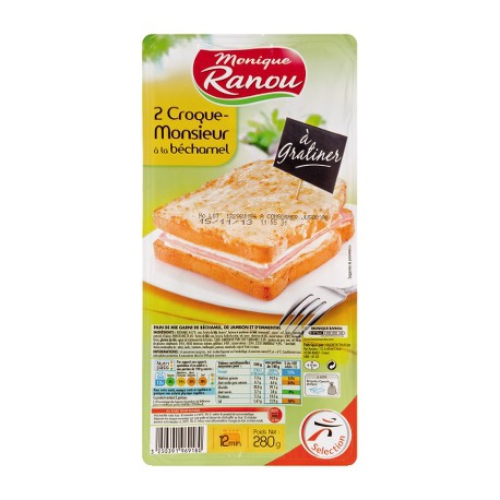 Ranou 2 Croques Monsieur 280G