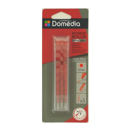 Domedia 3 Recharges Rouges
