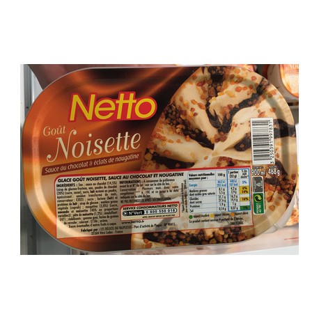 Netto Bac Choco Noisette 468G