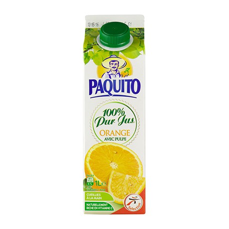Paquito Pj Orange Pulpe Bk 1L