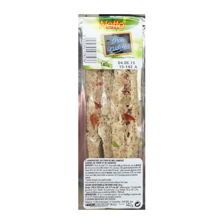 Netto Sandw Thon Crudites 140G