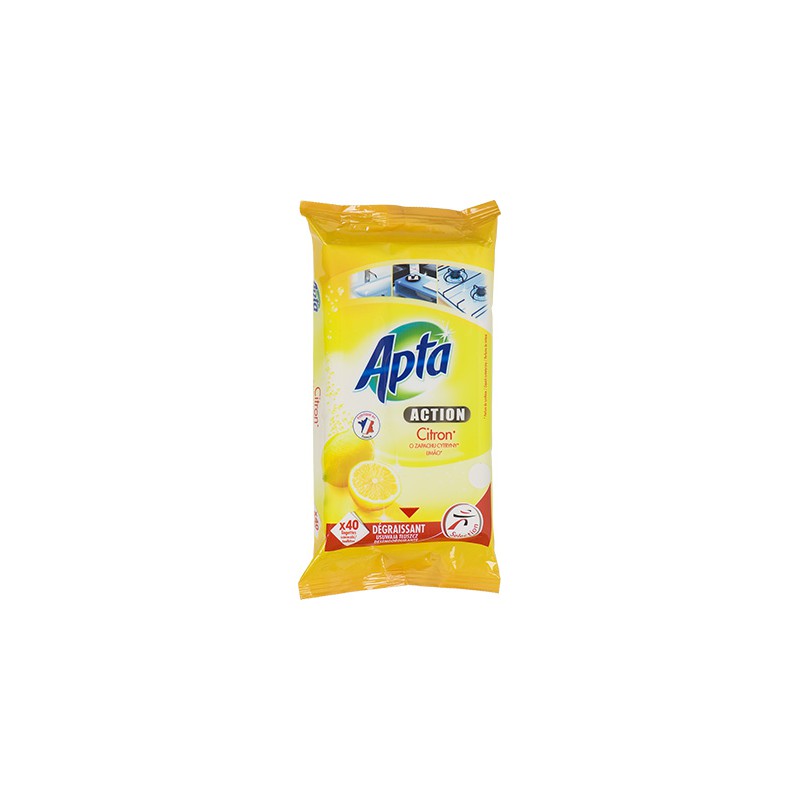 Apta - Action - Lingettes nettoyantes pour sols savon de Marseille -  Captain - 123 Click