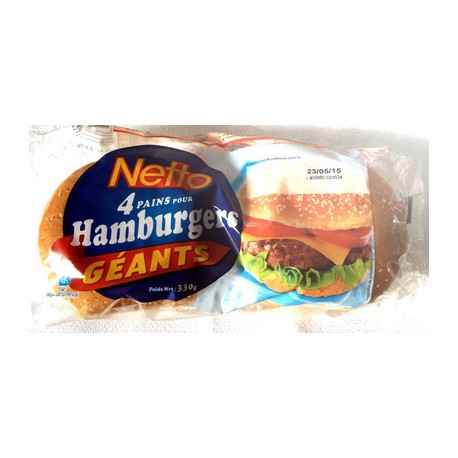 Netto 4 Hamburger 330G