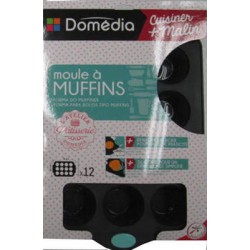 Dom Moule Muffin X12 Silic Gri