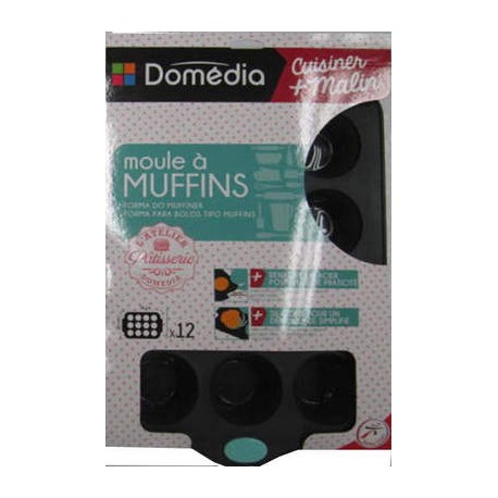 Dom Moule Muffin X12 Silic Gri
