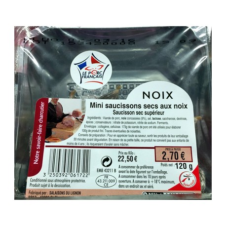 Fe Sel Mini Scssons Noix 120G