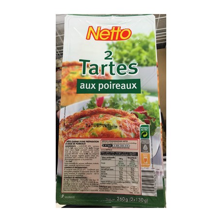 Netto Quiche Poireaux X2 260G