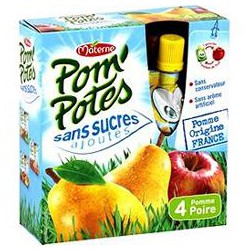 Pom`Potes Ssa Pomme Poire 4X90G
