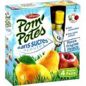 Pom'Potes Compotes En Gourde Pomme-Poire Sans Sucre Ajoutés Les 4 Gourdes De 90 G