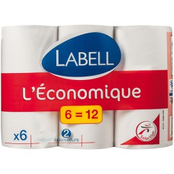 Papier toilette humide Sensitive Labell - Intermarché