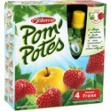 Pom Potes Pomme Fraise 4X90G