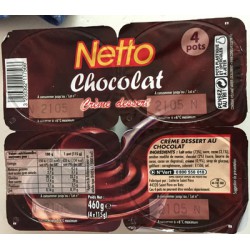 Netto Creme Dess.Choco4X115G