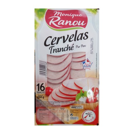 Ranou Cervelas Tranche 150Gr