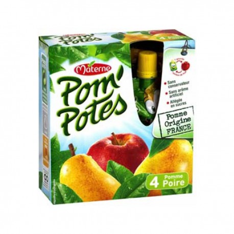 Pom Potes Pomme Poire 4X90G
