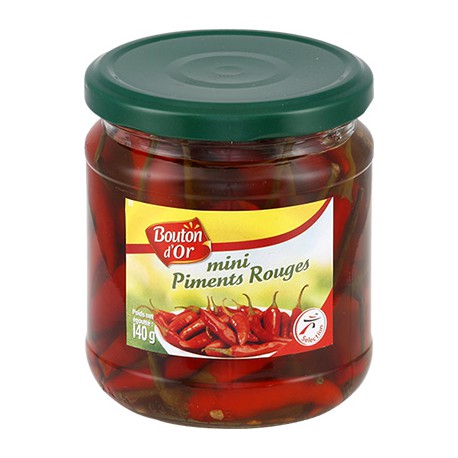 Bouton Or Piment Rouge 140G