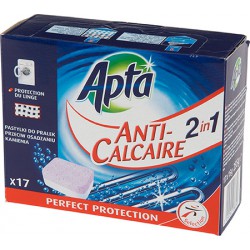 Apta Tabs Anticalcaire 2/1 X17