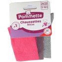 Pmt 3 Chaussettes Corail18/20