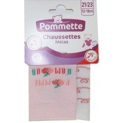 Pmt 2 Chaussettes Pomme 15/17
