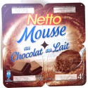 Netto Mousse Choco Lait 4X60G