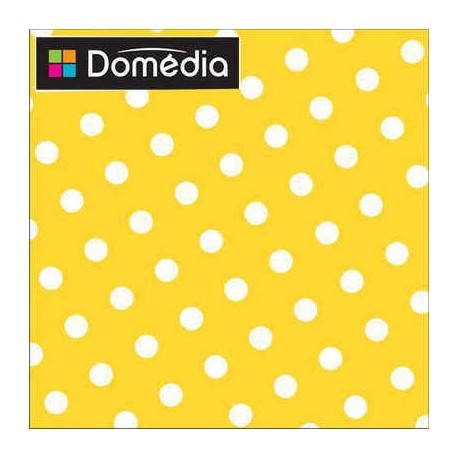 Dom Serv 33Cm X20 Pois Jaune