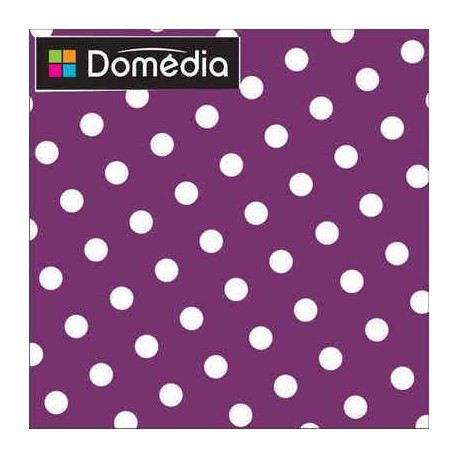 Dom Serv 33Cm X20 Pois Violet