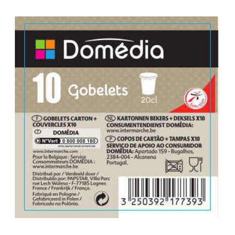 Dom Gob Cafe Couvercl 20Cl X10