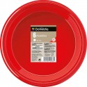 Dom Ass Ronde 23Cm X6 Rouge