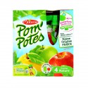 Pom'Potes Compotes En Gourde Pomme Les 4 Gourdes De 90 G