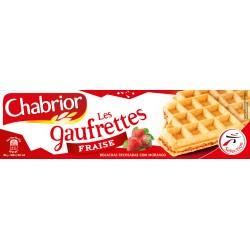 Chabrior Gaufrette Fraise 110G